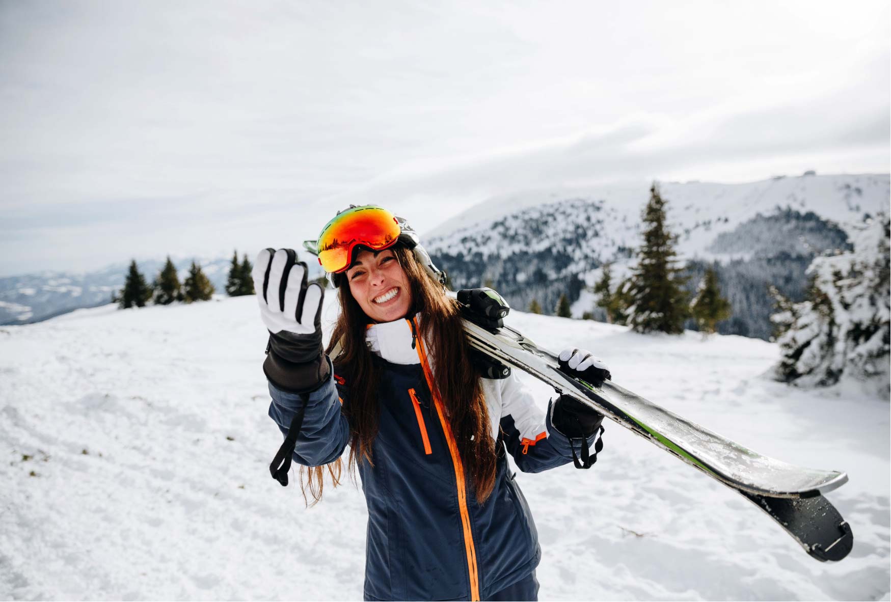 Ski fahren im Allgäu