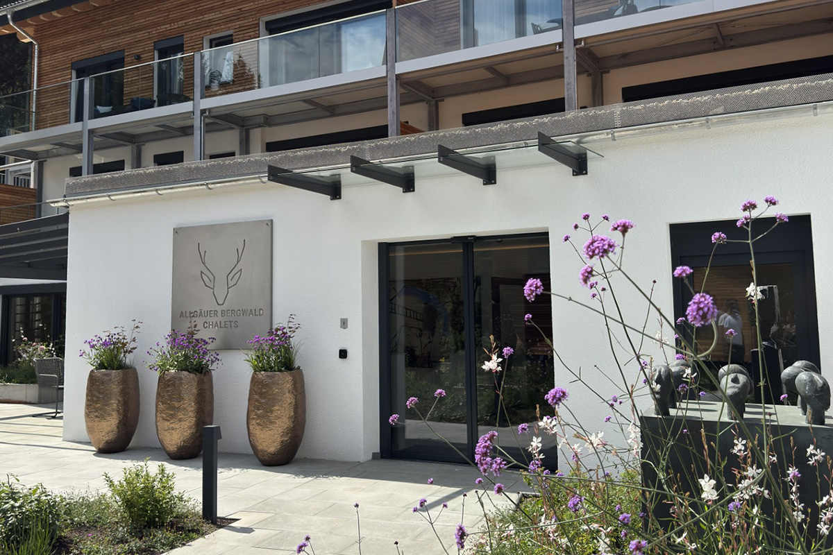 Allgaeuer Bergwald Chalets Entre Eingang